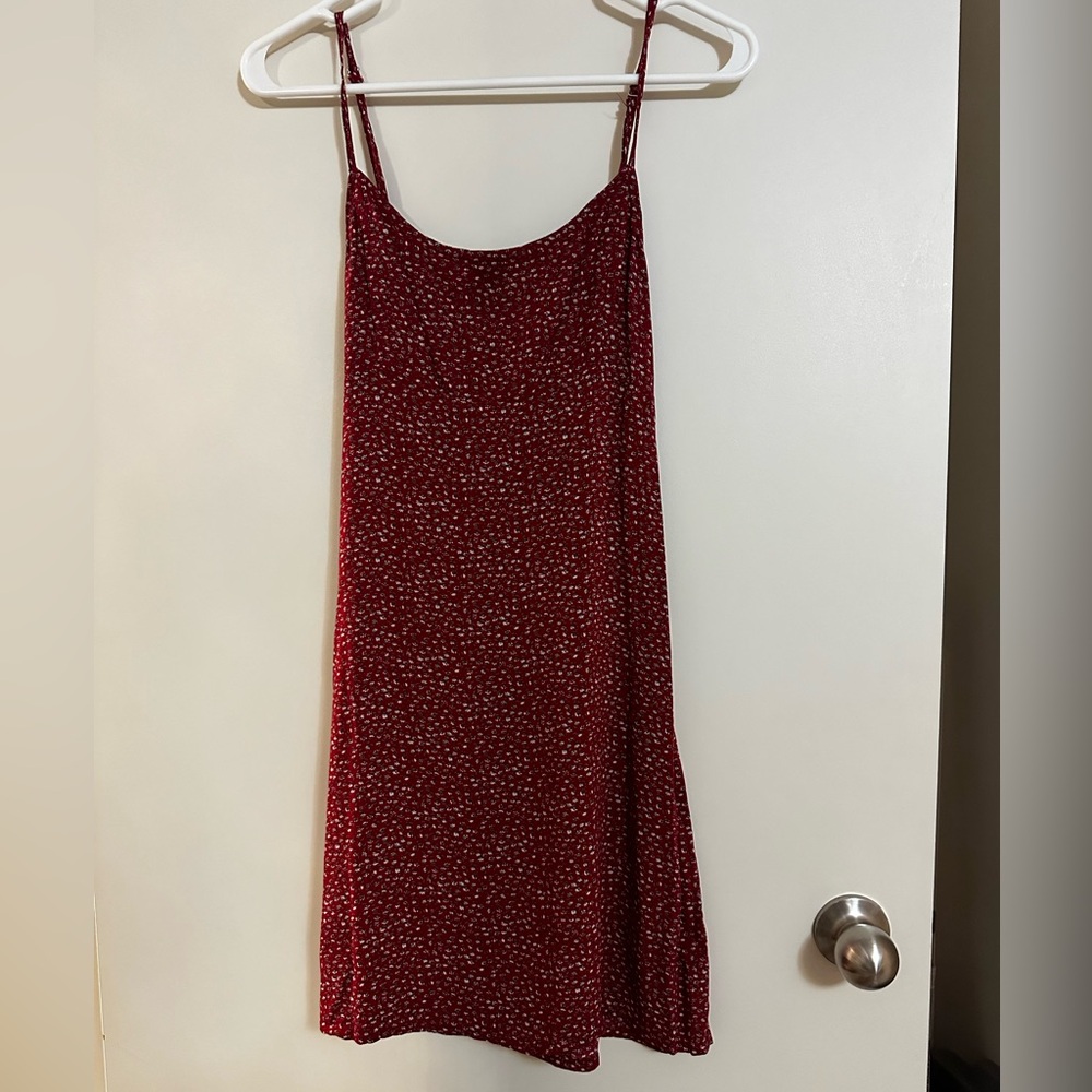 Red Floral Brandy Melville Dress